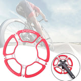 Maxbell Bike 170mm Crank Arm Bicycle Crankset BCD 130mm Crank 53 56 58T Red 56T - Aladdin Shoppers