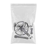 Maxbell Folding Bike Crankset 7075-T6 Aluminum BMX 130BCD 170mm Crankarm 58T Black - Aladdin Shoppers
