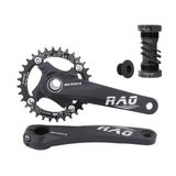 Maxbell Bike Crankset 104BCD Chainring 8 9 10 11 Speed BMX Component black axis 32T - Aladdin Shoppers
