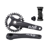 Maxbell Bike Crankset 104BCD Chainring 8 9 10 11 Speed BMX Component black axis 32T - Aladdin Shoppers