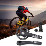 Maxbell Bike Crankset 104BCD Chainring 8 9 10 11 Speed BMX Component black axis 32T - Aladdin Shoppers