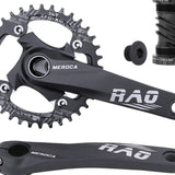 Maxbell Bike Crankset 104BCD Chainring 8 9 10 11 Speed BMX Component black axis 36T - Aladdin Shoppers
