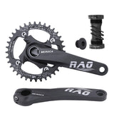 Maxbell Bike Crankset 104BCD Chainring 8 9 10 11 Speed BMX Component black axis 36T - Aladdin Shoppers