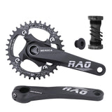 Maxbell Bike Crankset 104BCD Chainring 8 9 10 11 Speed BMX Component black axis 36T - Aladdin Shoppers