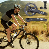 Maxbell Bike Crankset 104BCD Chainring 8 9 10 11 Speed BMX Component black axis 36T - Aladdin Shoppers