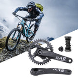 Maxbell Bike Crankset 104BCD Chainring 8 9 10 11 Speed BMX Component black axis 36T - Aladdin Shoppers