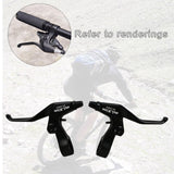 Maxbell 1 Pair Aluminum Alloy Levers for Road Bike Mountain Bike Black Black - Aladdin Shoppers