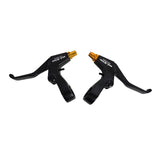 Maxbell 1 Pair Aluminum Alloy Levers for Road Bike Mountain Bike Black Golden - Aladdin Shoppers