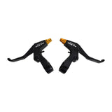 Maxbell 1 Pair Aluminum Alloy Levers for Road Bike Mountain Bike Black Golden - Aladdin Shoppers