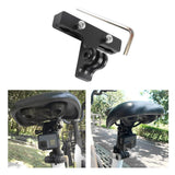 Maxbell Bicycle Saddle Rail Camera Mount CNC Holder Aluminum Alloy for Hero Black - Aladdin Shoppers