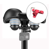 Maxbell Bicycle Saddle Rail Camera Mount CNC Holder Aluminum Alloy for Hero Black - Aladdin Shoppers
