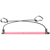 Maxbell Portable Pilates Bar Gym Stick Exercise Resistance Band Fitness Rose Red - Aladdin Shoppers