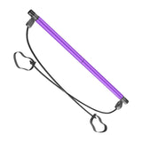 Maxbell Portable Pilates Bar Gym Stick Exercise Resistance Band Fitness Purple - Aladdin Shoppers