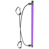 Maxbell Portable Pilates Bar Gym Stick Exercise Resistance Band Fitness Purple - Aladdin Shoppers