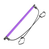 Maxbell Portable Pilates Bar Gym Stick Exercise Resistance Band Fitness Purple - Aladdin Shoppers