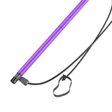 Maxbell Portable Pilates Bar Gym Stick Exercise Resistance Band Fitness Purple - Aladdin Shoppers
