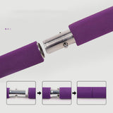 Maxbell Portable Pilates Bar Gym Stick Exercise Resistance Band Fitness Purple - Aladdin Shoppers