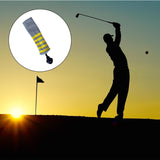 Maxbell Golf Iron Head Covers Head Shaft Protector Knitted Gift Grey Yellow Stripe - Aladdin Shoppers