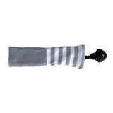 Maxbell Golf Iron Head Covers Head Shaft Protector Knitted Gift Grey White Stripe - Aladdin Shoppers