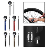 Maxbell Mini Bike Pump Bicycle Accessories Cycling Inflator Presta Schrader Valve Black - Aladdin Shoppers