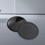 Maxbell 1Pair Fitness Gliding Discs Core Sliders for Home Gym Rhomb Texture Black - Aladdin Shoppers