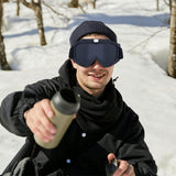 Maxbell Snow Ski Safety Glasses Goggles Anti Fog Motorcycle Protective Eyewear Gray - Aladdin Shoppers