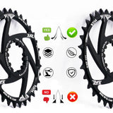 Maxbell Durable 8 9 10 11 12 Speed Bike Chainring BCD 30-40T for MTB Road Bike 34T - Aladdin Shoppers