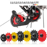Maxbell Bike Rear Derailleur Pulley 11T - 17T Jockey Wheel Guide Roller 13T Gold - Aladdin Shoppers