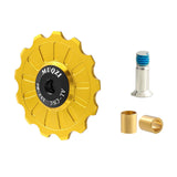 Maxbell Bike Rear Derailleur Pulley 11T - 17T Jockey Wheel Guide Roller 13T Gold - Aladdin Shoppers
