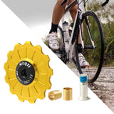 Maxbell Bike Rear Derailleur Pulley 11T - 17T Jockey Wheel Guide Roller 13T Gold - Aladdin Shoppers