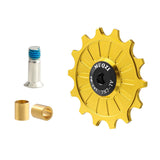 Maxbell Bike Rear Derailleur Pulley 11T - 17T Jockey Wheel Guide Roller 14T Gold - Aladdin Shoppers