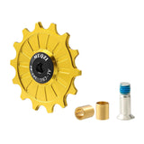 Maxbell Bike Rear Derailleur Pulley 11T - 17T Jockey Wheel Guide Roller 14T Gold - Aladdin Shoppers
