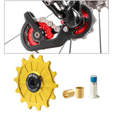Maxbell Bike Rear Derailleur Pulley 11T - 17T Jockey Wheel Guide Roller 14T Gold - Aladdin Shoppers