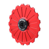 Maxbell Bike Rear Derailleur Pulley 11T - 17T Jockey Wheel Guide Roller 17T Red - Aladdin Shoppers