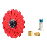 Maxbell Bike Rear Derailleur Pulley 11T - 17T Jockey Wheel Guide Roller 17T Red - Aladdin Shoppers