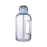 Maxbell Large Water Bottle Hydration Drinking Jug with Straw for Exercise Gym Blue - Aladdin Shoppers