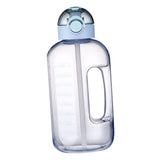 Maxbell Large Water Bottle Hydration Drinking Jug with Straw for Exercise Gym Blue - Aladdin Shoppers