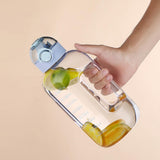 Maxbell Large Water Bottle Hydration Drinking Jug with Straw for Exercise Gym Blue - Aladdin Shoppers