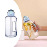 Maxbell Large Water Bottle Hydration Drinking Jug with Straw for Exercise Gym Blue - Aladdin Shoppers