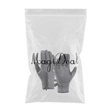 Maxbell Windproof Snow Gloves with Zipper Heat Keep for Driving Cycling Men Women Gray M - Aladdin Shoppers