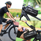 Maxbell Bike Phone Front Frame Bag Phone Mount Hard Shell Waterproof Touchscreen - Aladdin Shoppers