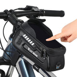 Maxbell Bike Phone Front Frame Bag Phone Mount Hard Shell Waterproof Touchscreen - Aladdin Shoppers