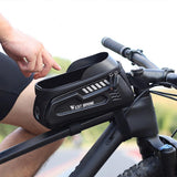 Maxbell Bike Phone Front Frame Bag Phone Mount Hard Shell Waterproof Touchscreen - Aladdin Shoppers