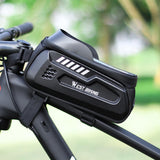 Maxbell Bike Phone Front Frame Bag Phone Mount Hard Shell Waterproof Touchscreen - Aladdin Shoppers