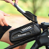 Maxbell Bike Phone Front Frame Bag Phone Mount Hard Shell Waterproof Touchscreen - Aladdin Shoppers