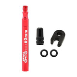 Maxbell Presta Value Extender Values Extension with Core & Adaptor 1pc Red 60mm - Aladdin Shoppers