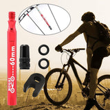 Maxbell Presta Value Extender Values Extension with Core & Adaptor 1pc Red 60mm - Aladdin Shoppers