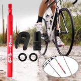 Maxbell Presta Value Extender Values Extension with Core & Adaptor 1pc Red 80mm - Aladdin Shoppers
