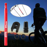 Maxbell Presta Value Extender Values Extension with Core & Adaptor 1pc Red 80mm - Aladdin Shoppers
