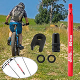 Maxbell Presta Value Extender Values Extension with Core & Adaptor 1pc Red 80mm - Aladdin Shoppers